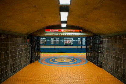 Estación de metro, Montreal

Los vivos colores de sus suelos caracterizan la estación de metro Jean Talon de esta ciudad canadiense.