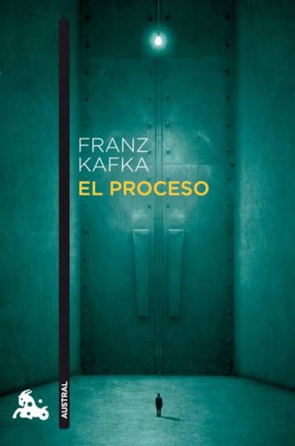 Portada de &#039;El proceso&#039;, de Kafka, del sello Austral.