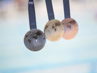 Las nuevas medallas del Mundial de Natación.