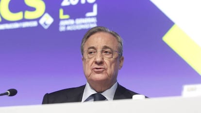 Florentino Pérez, presidente de ACS.