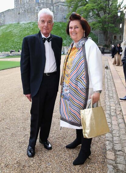 Nicky Haslam y Suzy Menkes.