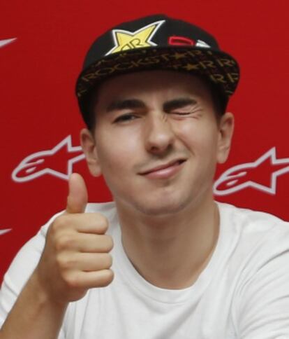 Jorge Lorenzo, en Malasia.