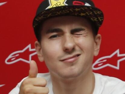 Jorge Lorenzo, en Malasia.