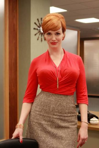 Christina Hendricks, en 'Mad Men'.