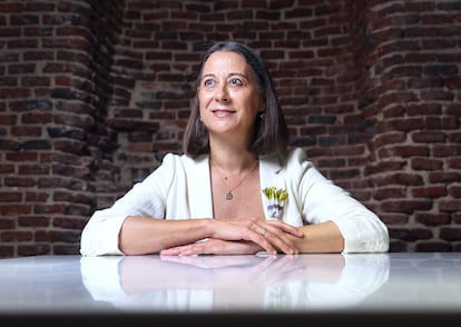 Susana Pérez, editora del blog gastronómico Webos Fritos, en el restaurante Joselito's, en Madrid.
