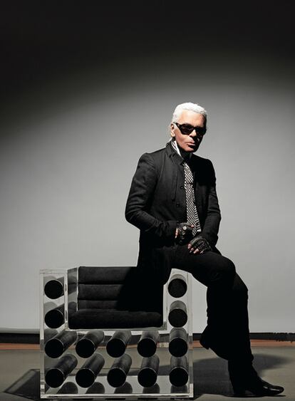 Autorretrato de Karl Lagerfeld