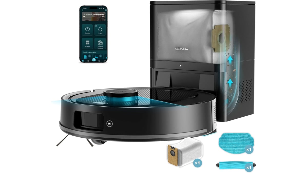 Robot de limpieza Conga Y80 X-Treme de Cecotec.