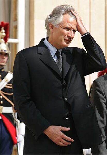 El primer ministro francés, Dominique de Villepin.