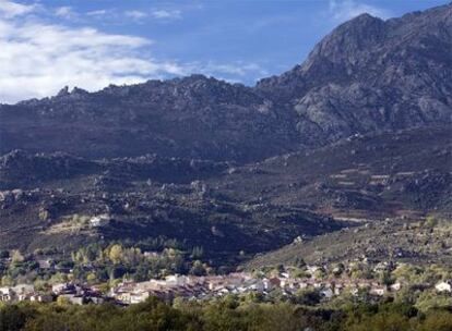 Vista de Mataelpino, en la comarca de Guadarrama.