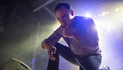 Actuación de Future Islands, el martes en Barcelona.