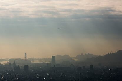 Contaminación en Barcelona.