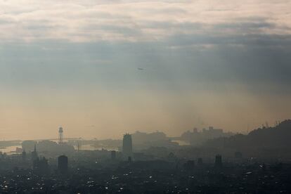 Contaminacion en Barcelona.