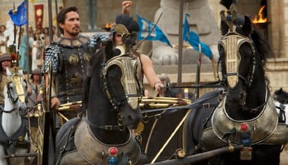 Christian Bale, en una imagen de la películas 'Exodus: dioses y reyes'.