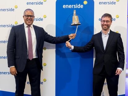 El CEO y fundador de la compañía Enerside Joatham Grange en la Bolsa de Madrid en 2022.