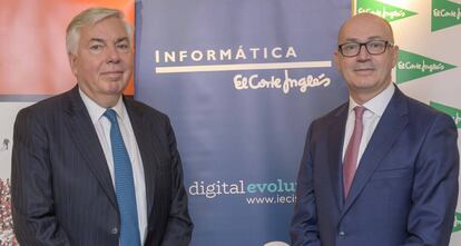 Vincent Rouaix, presidente de Gfi, y Jesús Nuño de la Rosa, consejero delegado de El Corte Inglés.