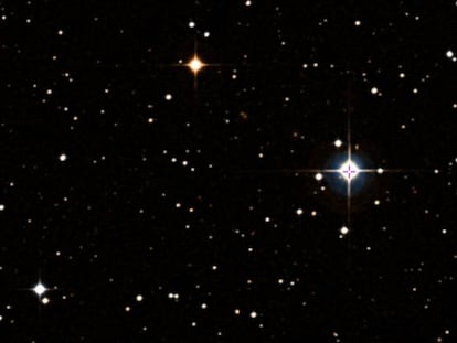 Imagen de la estrella Rosalía de Castro facilitada por la Agrupación Astronómica Ío.
