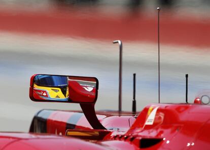 Fernando Alonso en el circuito Gilles Villeneuve.