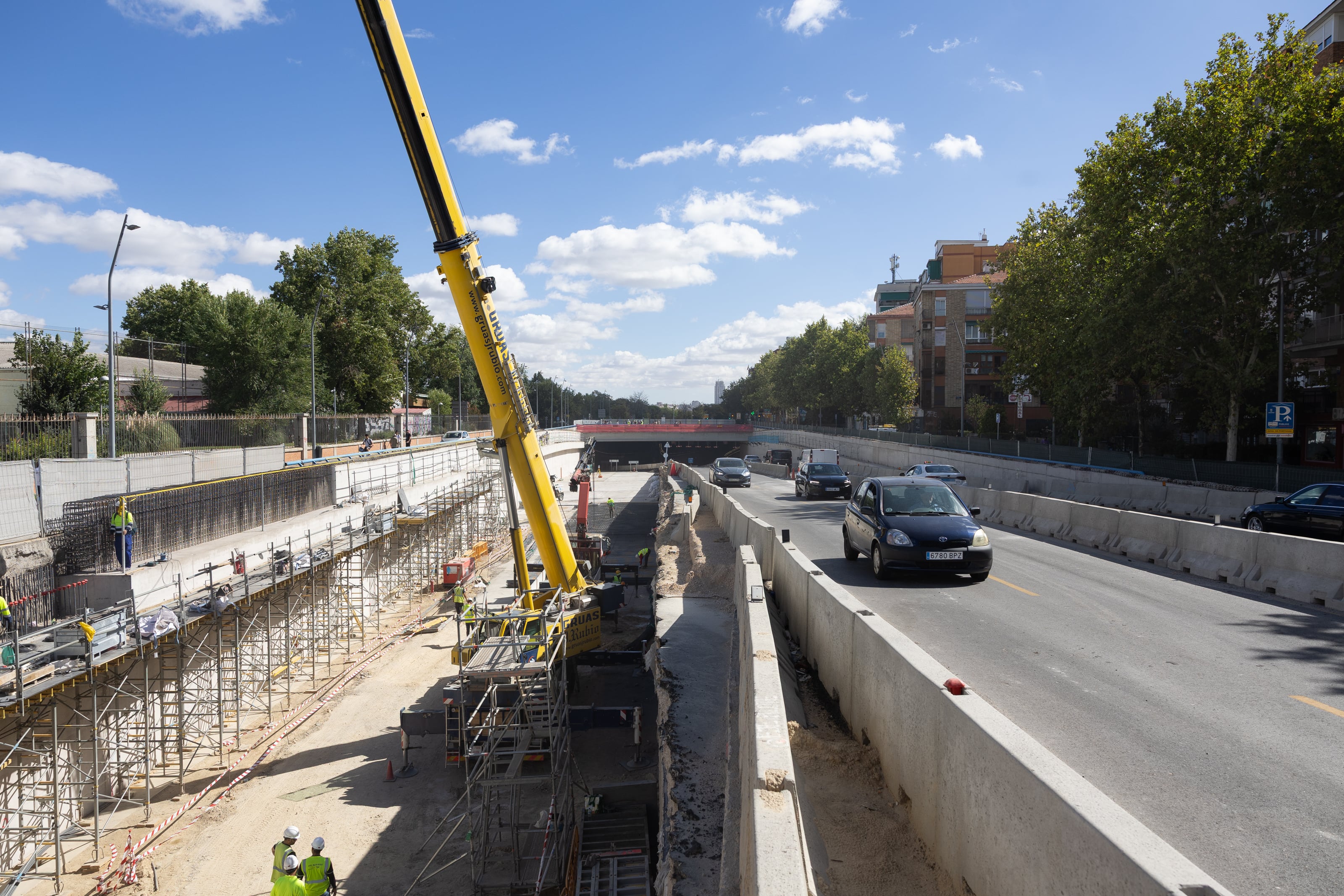 Nuevo mapa de tráfico por las obras de la A-5: reabre el túnel hacia Badajoz y cierra el de Huerta de Castañeda