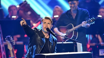 Gary Barlow, en un concierto de Take That, en octubre de 2023, en Leipzig (Alemania).