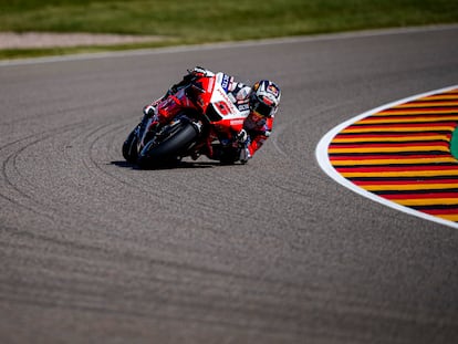 Johann Zarco, del Pramac Ducati, en el GP de Alemania.