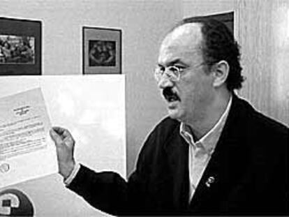 Miguel Segovia, en el Ayuntamiento de Jaén.