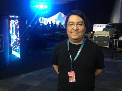 Óscar Yasser Zúñiga, en el Campus Party México.