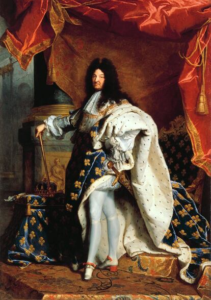 Retrato de Louis XIV (1701), de Rigaud.