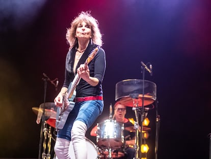 Chrissie Hynde, durante el concierto de Pretenders en Valencia.