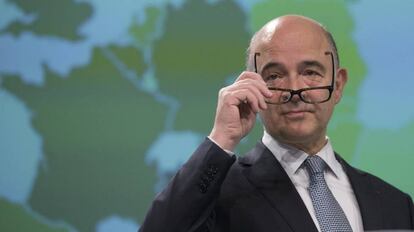 El comisario europeo de Asuntos Econ&oacute;micos, Pierre Moscovici.