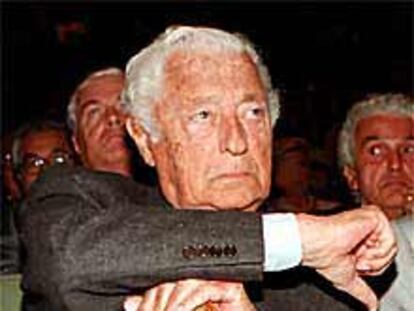 Gianni Agnelli, presidente honorario de Fiat.