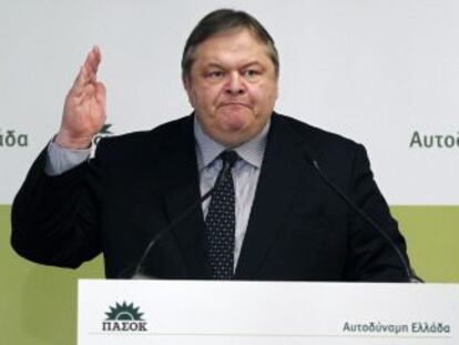 El presidente del PASOK, Ev&aacute;ngelos Venizelos.
 