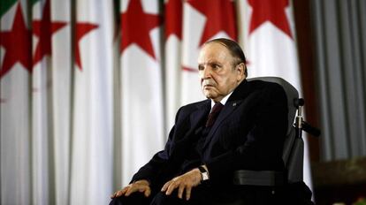 El expresidente argelino Abdelaziz Bouteflika, en Argel en 2014.