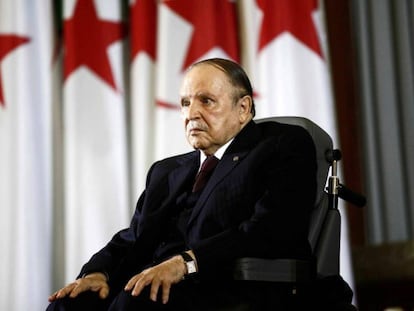 El presidente argelino Abdelaziz Bouteflika en Argel en 2014.