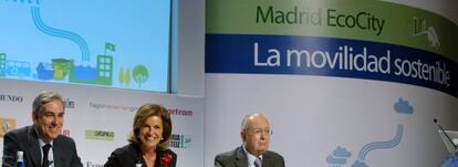 Botella, en la inauguración de la jornada 'Madrid Ecocity. La movilidad sostenible'.