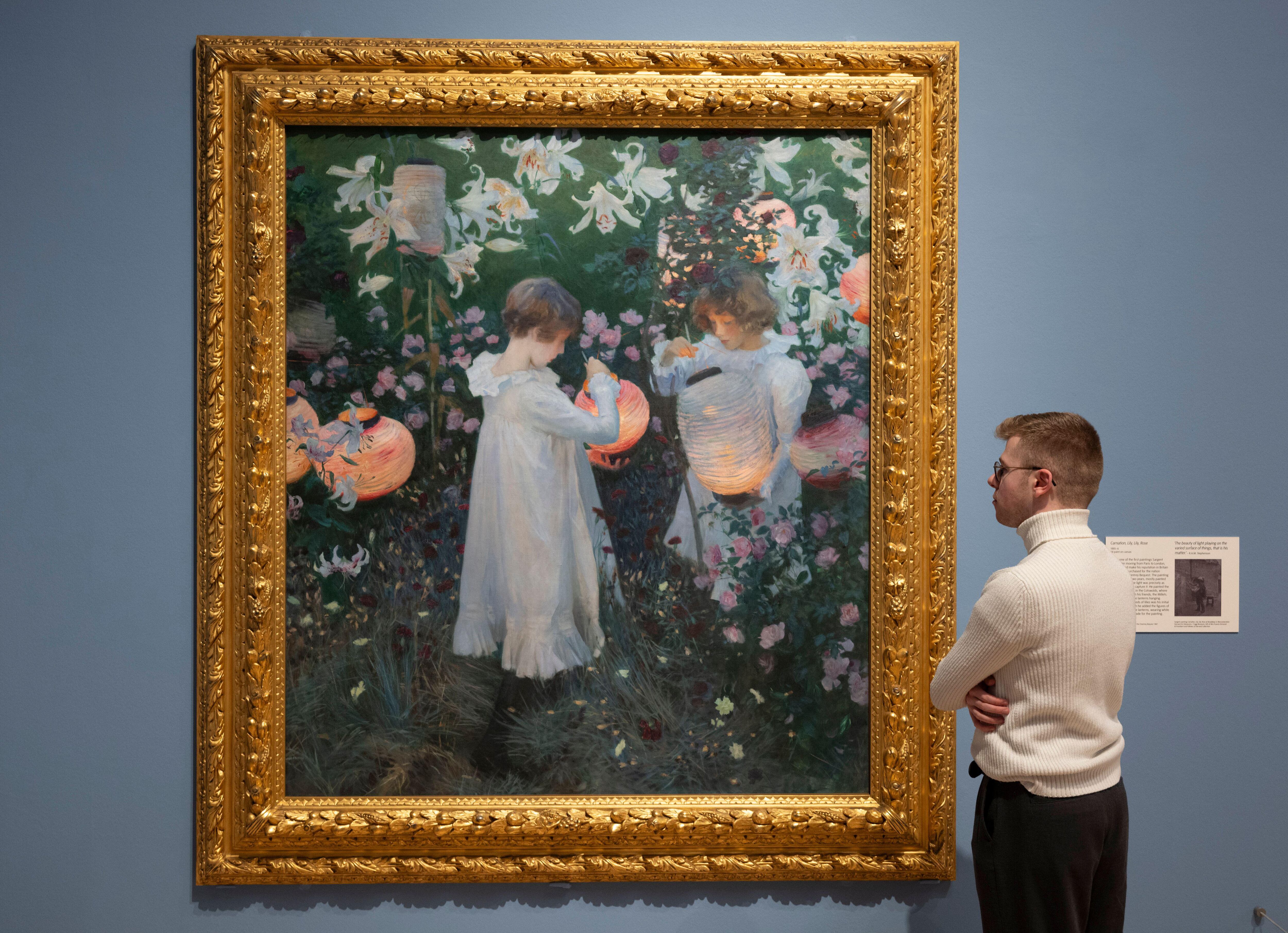 'Carnation, Lily, Lily, Rose' (1886), de John Singer Sargent, en la Tate Britain de Londres.