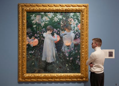 'Carnation, Lily, Lily, Rose' (1885-86), otra obra de Sargent en la muestra que le dedica la Tate Britain en Londres.