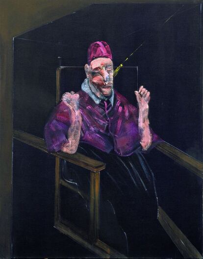 Francis Bacon (1909-1992)  Estudio para un retrato (Papa), 1957.