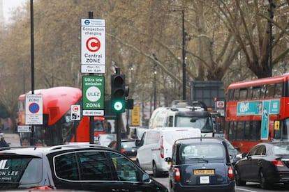 La zona de bajas emisiones de Londres.