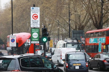 La zona de bajas emisiones de Londres. 