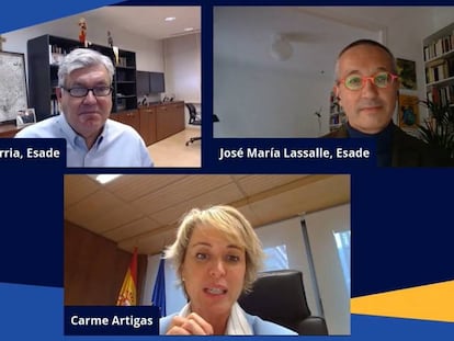 La secretària d'Estat de Digitalització i Intel·ligència Artificial, participa al Fòrum d'Esade.