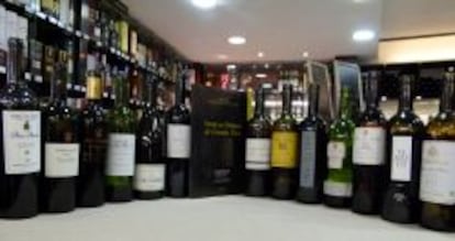 La colecci&oacute;n de grandes vinos de la venta en primicia de Lavinia.