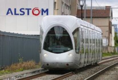 Tren fabricado por Alstom.