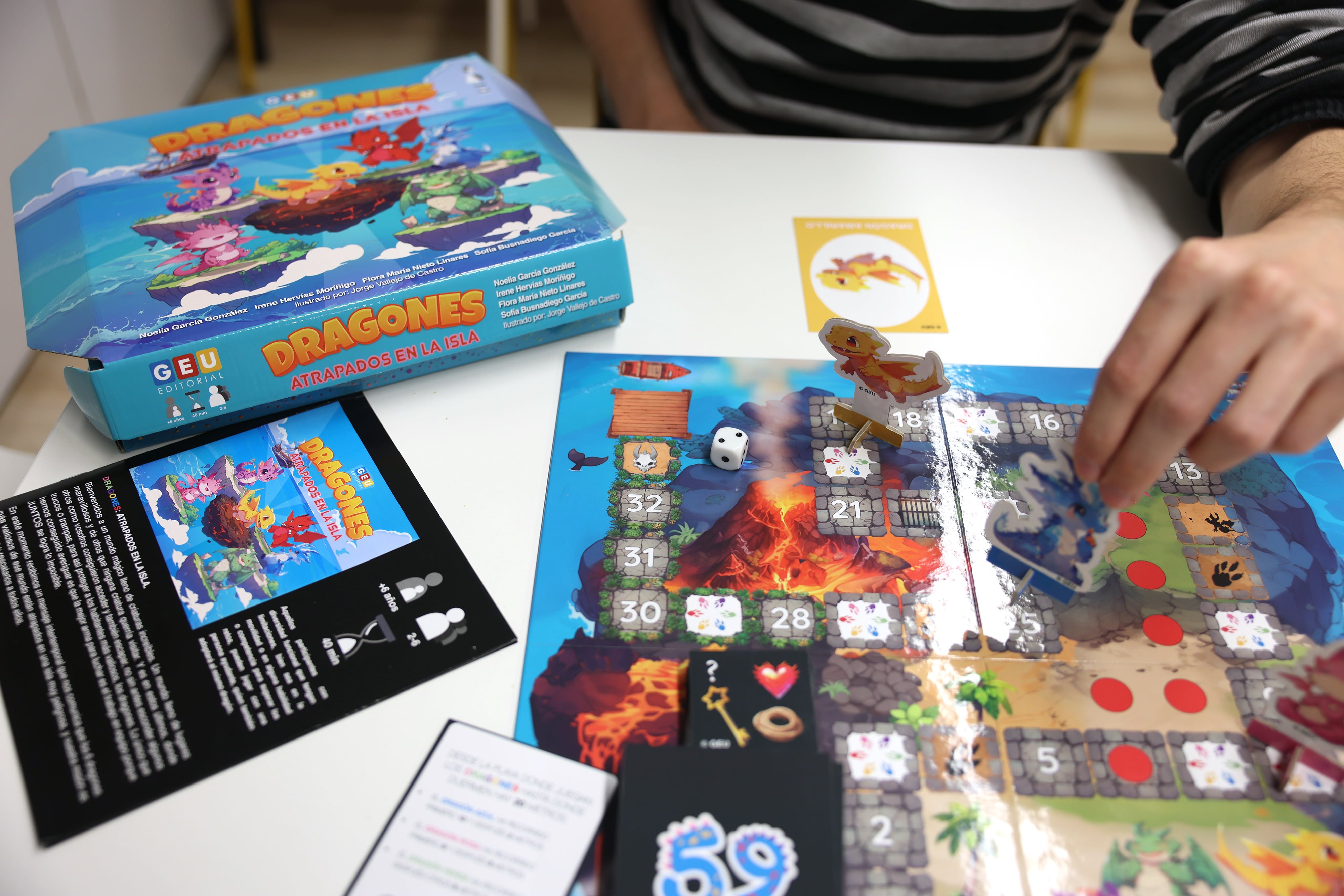 'Dragones atrapados en la isla', juego ganador del Premio Nacional del Juguete 2025. 