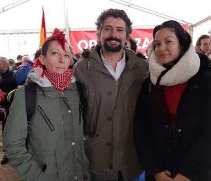 Leonor Sánchez, en un acto en Ávila.