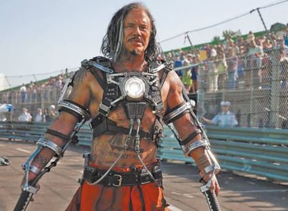 <b>Mickey Rourke, en el papel del Ivan Vancko (Whiplash), en 'Iron Man 2</b>