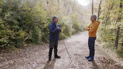 Miguel Ángel Revilla con Jesús Calleja en 'Planeta Calleja'.