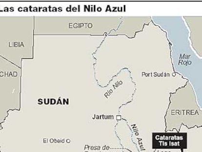 Las cataratas del Nilo Azul