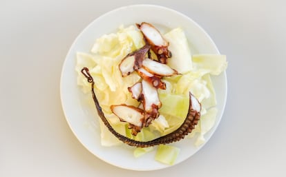 Pulpo Seco del Bar El Paso (Motril, Granada).