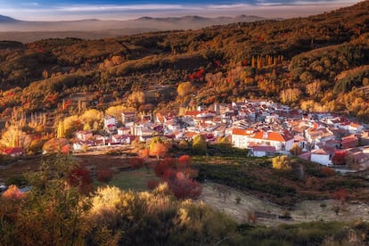 Vista de la localidad de La Garganta.