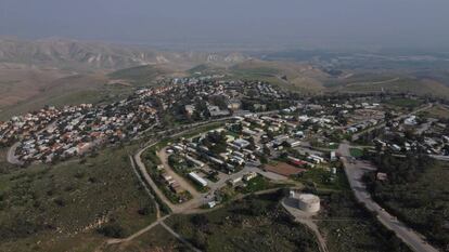 Asentamiento israelí de Maale Efraim, en Cisjordania.